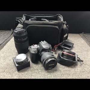 Canon EOS Rebel SL2 camera and accessories!